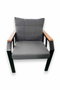 Hanah Home Conjunto de Jardín Nergiz 2+1+1 - Azul Oscuro